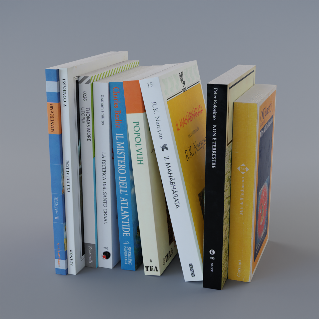 Books religion and myths | 3D Book models | BlenderKit