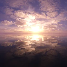 Dramatic Sunset Cloudy Sky
