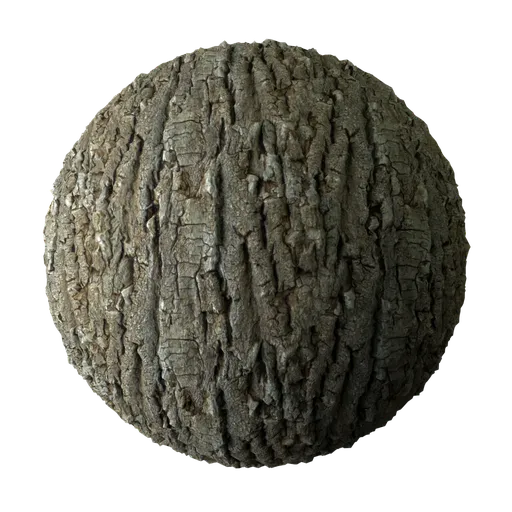Realistic Forest Armor Tree Bark texture for Blender 3D with PBR shading ready for digital art and animation.