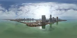 Highsky green lake clouds