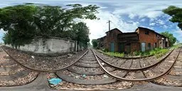 Old Building Train Station Bluesky Tree