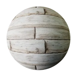 Weathered wooden beams