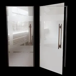 Glass door