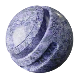 Purple marble