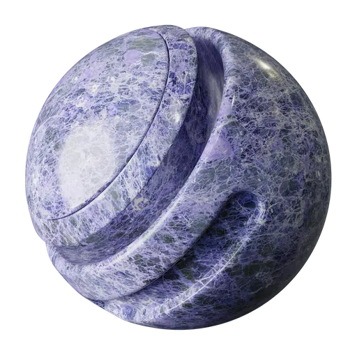 Purple marble