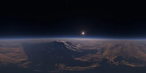 Crater Planet Atmosphere