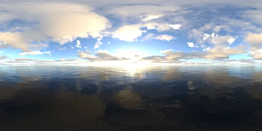 Sunset yellow cloud