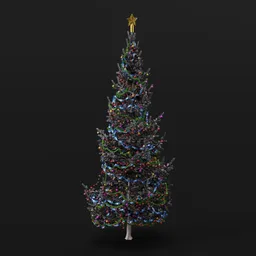 Christmas Tree White Large