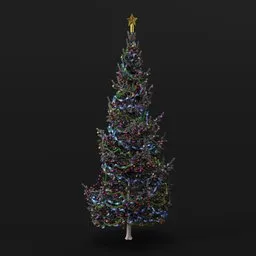 Christmas Tree White Large