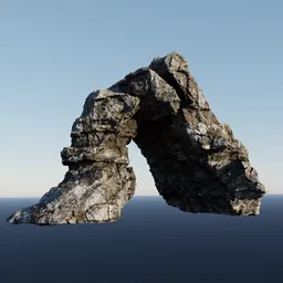Rock Arch Modular Asset