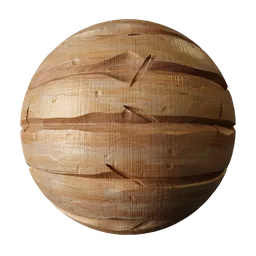 Stylised Wood Planks Cedar