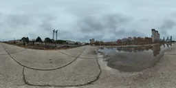 Clouds water building