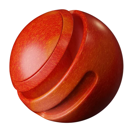 High-quality PBR Burgundy Bliss Apple texture for Blender 3D artists, with a procedural shader setup for customization.