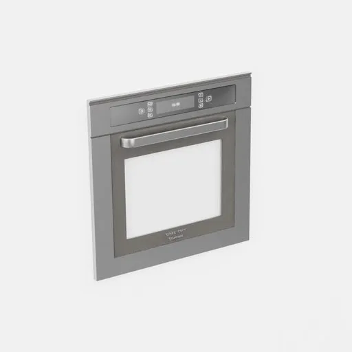 Detailed 3D model of a modern built-in oven designed for Blender, ideal for kitchen renders.