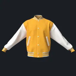 Yellow Varsity Jacket