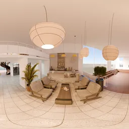 Coffee shop Interior HDRi