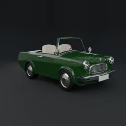 Cartoon Car Cabriolet