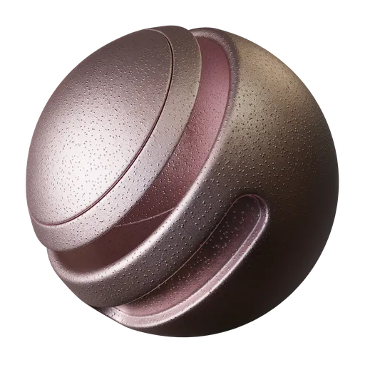 High-resolution PBR metal texture for 3D rendering in Blender, customizable color.