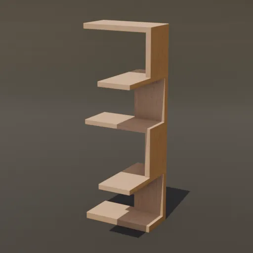 Wooden Modular Tall Rack