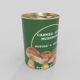 Canned Straw Mushrooms