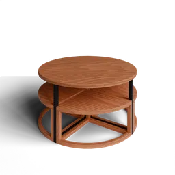 Circular table and chair