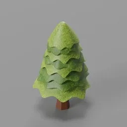 Stylized Pine Tree