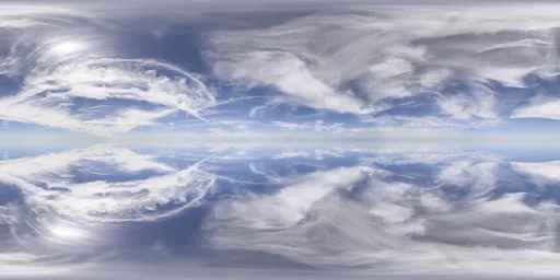 Infinite Real Sky - Wispy Day Clouds