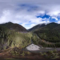 Mountain Valley Landscape