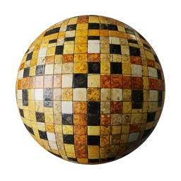 Ancient golden tiles