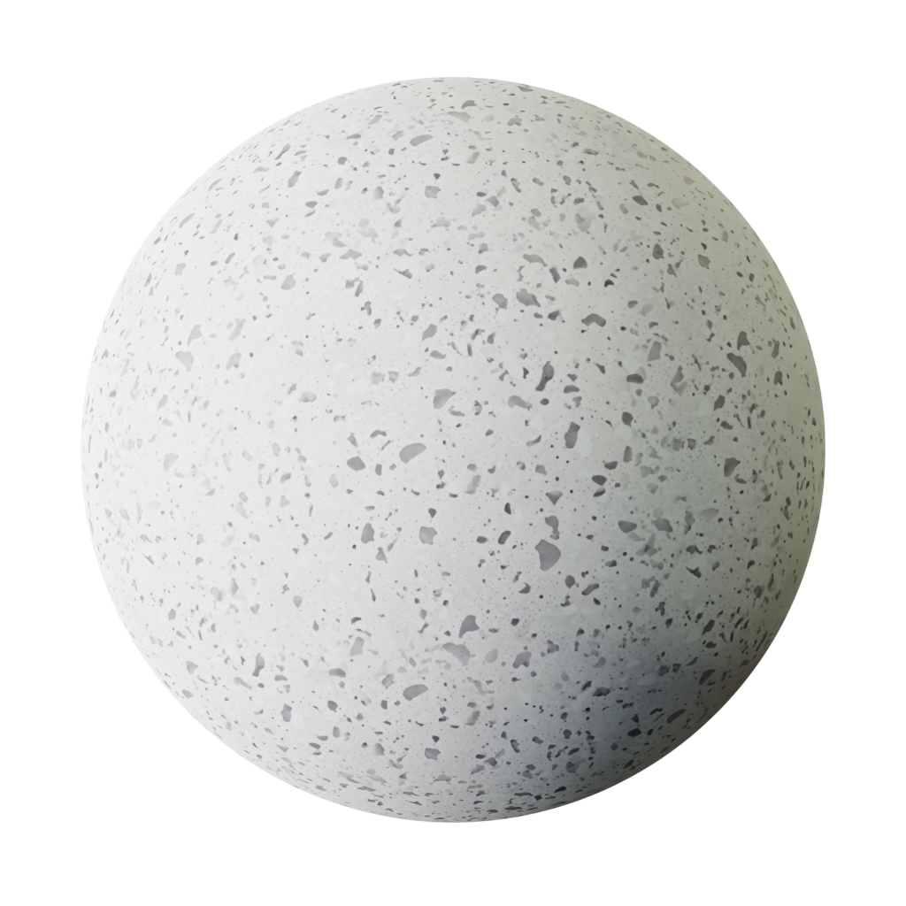 BlenderKit: Download the FREE White terrazzo material