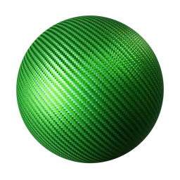 Green carbon fiber PBR material for 3D Blender models, ideal for realistic texturing of various surfaces.