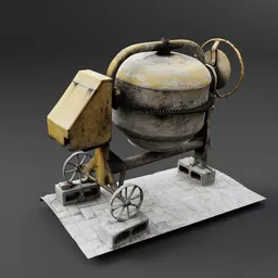 Used Concrete Mixer Scan