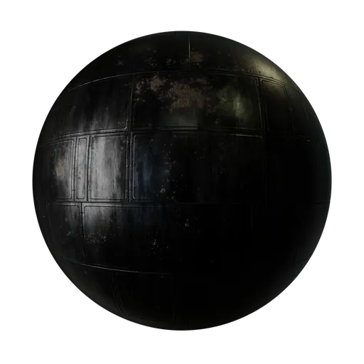 Rusted Black Industrial Metal
