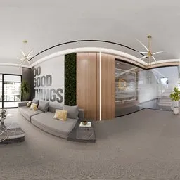 Modern Office Lobby