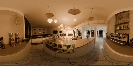 Interior Shop  At Night  HDRi