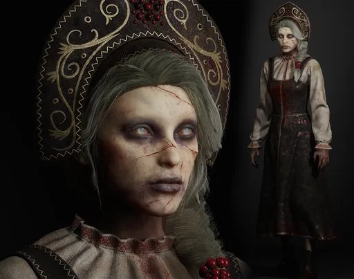 Slavic Zombie Girl