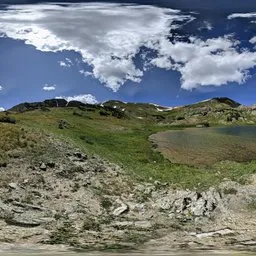 Mountain Cloudly Glass Tree