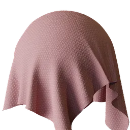 Pink Waffle Fabric