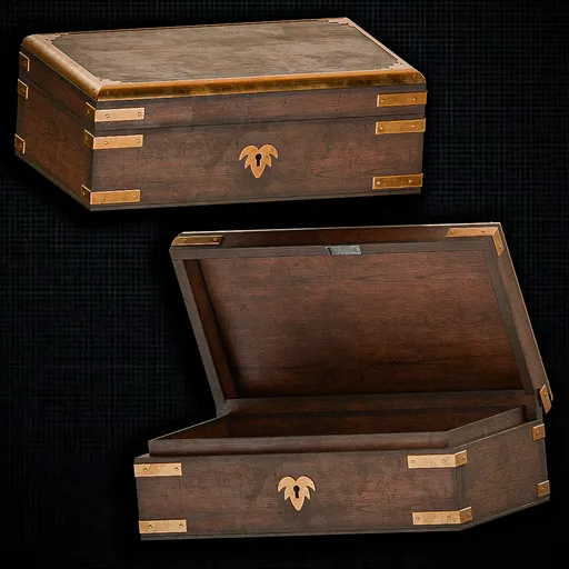 Antique Wooden Keepsake Box