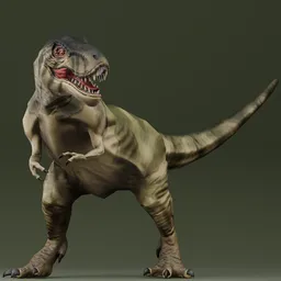 T rex Rigged