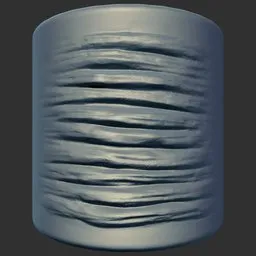 3D sculpting brush effect for reptile skin texture, compatible with Blender, showcases detailed scales and skin ridges.