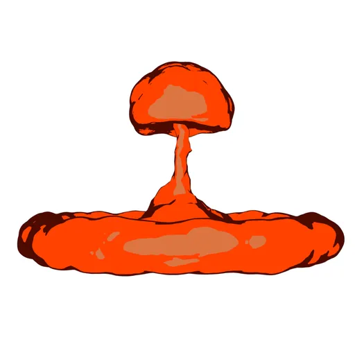 Stylized Toon Shaded Volcano Explosion