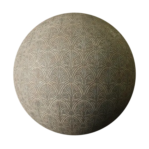 Patterned metal