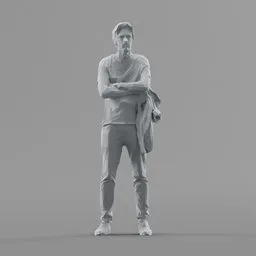 Lowpoly Male Standing