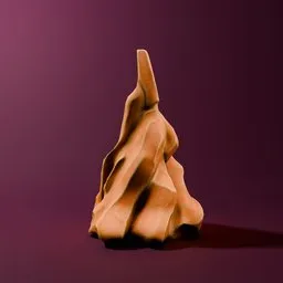 Low poly game rock