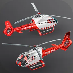 Airbus H130 Ambulance Helicopter