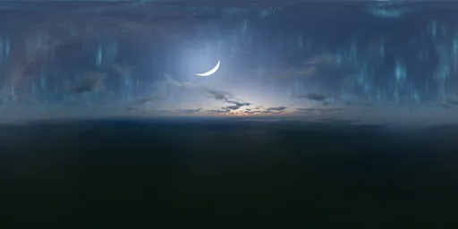 Aurora Dark Night Clouds