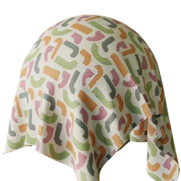 Graphical Multicoloured Embroidery