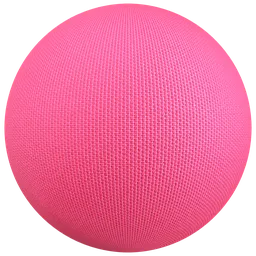 Pink Woven Fabric PBR Material