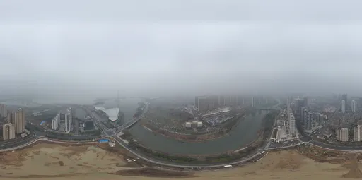 Highsky fog gray clouds